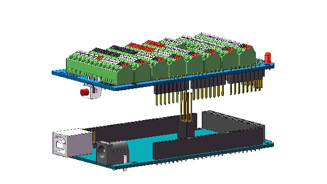 PCB Prototype Screw Terminal Block Shield Board Kit For Arduino MEGA-2560 R3 - View #4