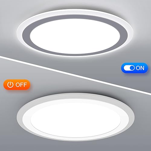 Miniatura 7 de Lámpara de techo de montaje empotrado de 15.5 pulgadas, 4000 K 36 W para techo, lámpara de montaje en superficie de perfil bajo de 3600 lúmenes para