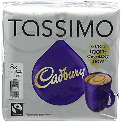 Tassimo Cadbury Hot Chocolate Pods (8 servings) Cover