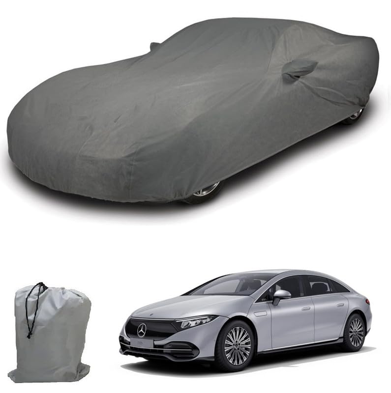 Image of ARCUATE Triple Layer Custom fit Car Body Cover for Mercedes Benz EQS |Top Layer Dustrproof | Middle Layer Waterproof | Bottom Layer Scratch Protection | Outdoor Indoor Fabric