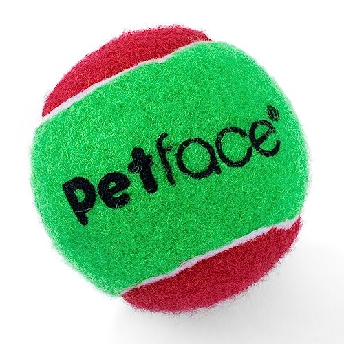 Petface Quietschender Tennisball, dreiteilig