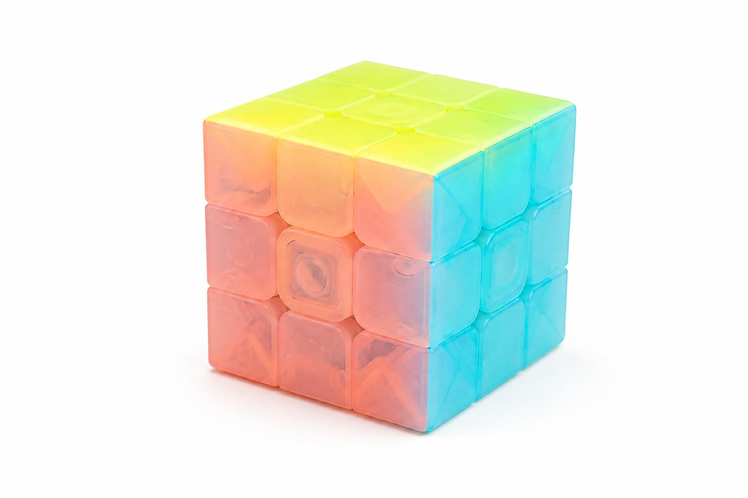 jelly drift explorer 3x3 speed cube | best starter speedcube for beginners | perfect brain teaser for kids ages 4 to14 years old & above boys girls children | smooth turning puzzle toy for adults