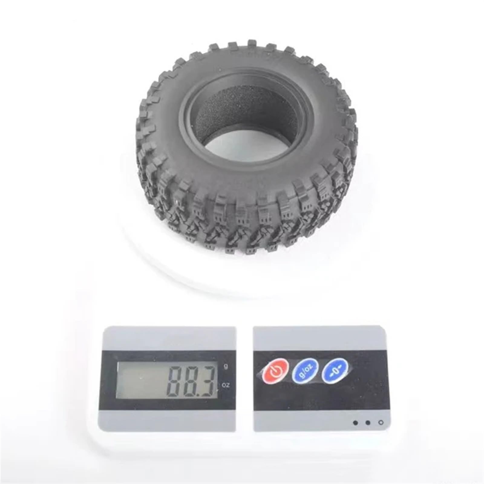 Compatibile Con Assiale Per Wraith SCX10 Per Capra Per Traxxas TRX4 TRX6 D90 4PCS 115 MILLIMETRI 2.2 Gomma Grandi Pneumatici 1/10 RC Crawler Auto RC Car Ruota