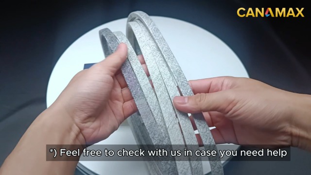 Image of Canamax 119-8820 Mower Drive Deck V-Belt - Compatible with 50 inch Deck Toro Timecutter SS5000 SS5060 MX5060 74630 74361 74632 74635 74637 74641 | Aramid Cord | 1 /2 inch x 141.5 inch