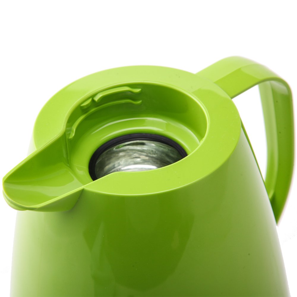 Emsa 508365 Basic QuickTip Vacuum Flask, 1.5 litres, Green Buy Online