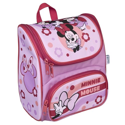 Scooli, Mochila preescolar Cutie para Niñas, Minnie Mouse, ca. 22x24x15 cm