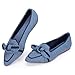 Frank Mully Loafer Flats für Damen Lässiger Strickstoff Leichte Elegante Schuhe Waschbar Elegante Schnürschuhe mit spitzer Zehenpartie Bequeme Schuhe im Ballettstil für, Blau, 38 EU leichte günstig Kaufen-Frank Mully Loafer Flats für Damen Lässiger Strickstoff Leichte Elegante Schuhe Waschbar Elegante Schnürschuhe mit spitzer Zehenpartie Bequeme Schuhe im Ballettstil für, Blau, 38 EU