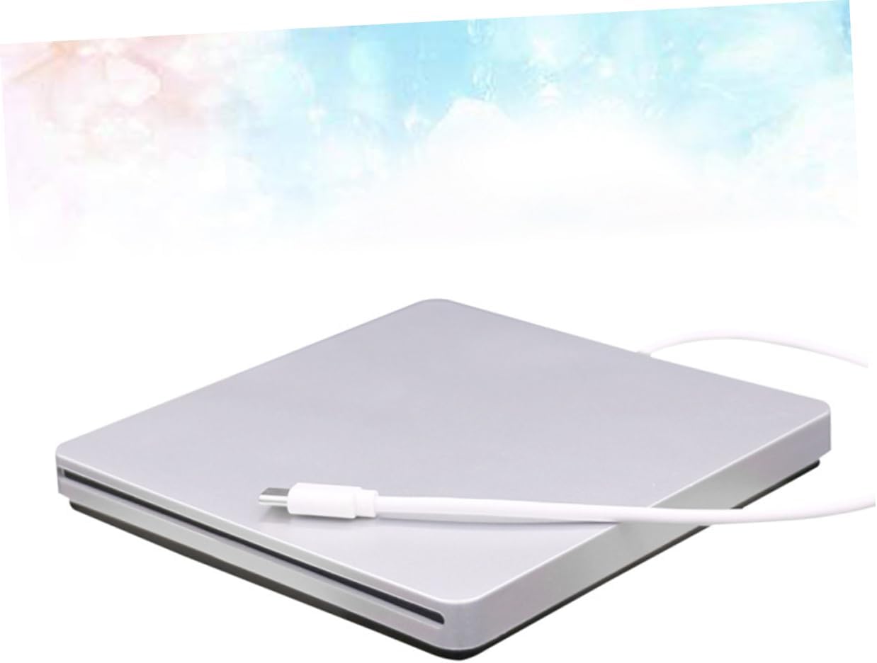 Hemoton Slim Portable External Cd DVD Vcd Drive Burner 2.0 Drive for Laptops/desktops Easy to Carry