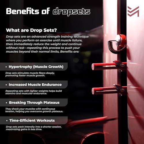 Image of Drop Set Gym Pin (Pack of 3-White) | Auto Weight Transition Pin for Drop Sets | Faster Alternative to Magnetic Weight Loading Pin | Drop Set Pins Gym Accessories | Proudly Made in India