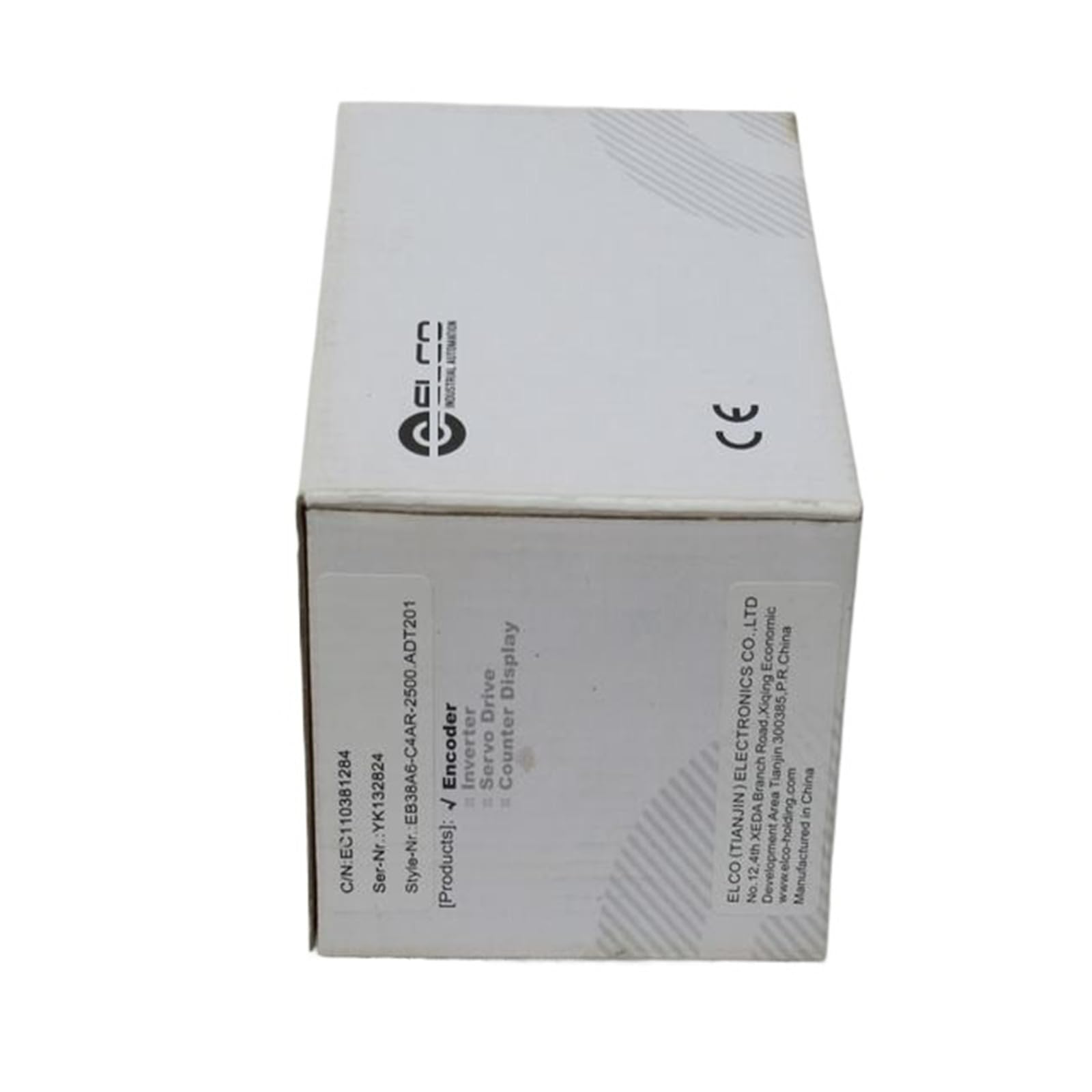 Codeur rotatif incrémental 2500PPR EB38A6-C4AR-2500.ADT201 pour arbre moteur