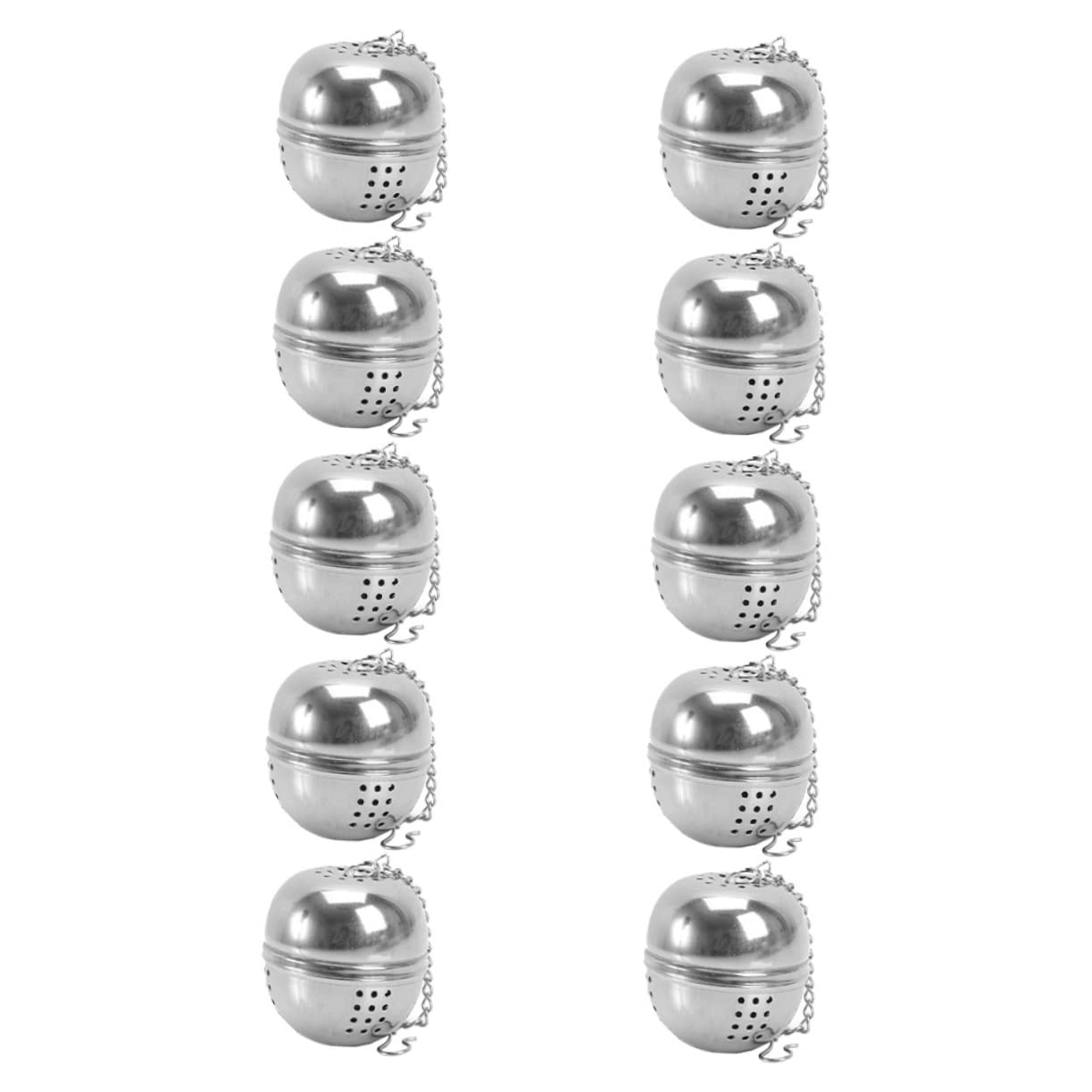 Alipis 10pcs Stainless Steel Tea Infuser Multi-function Tea Strainer for Loose Leaf for Home and Restaurant Use