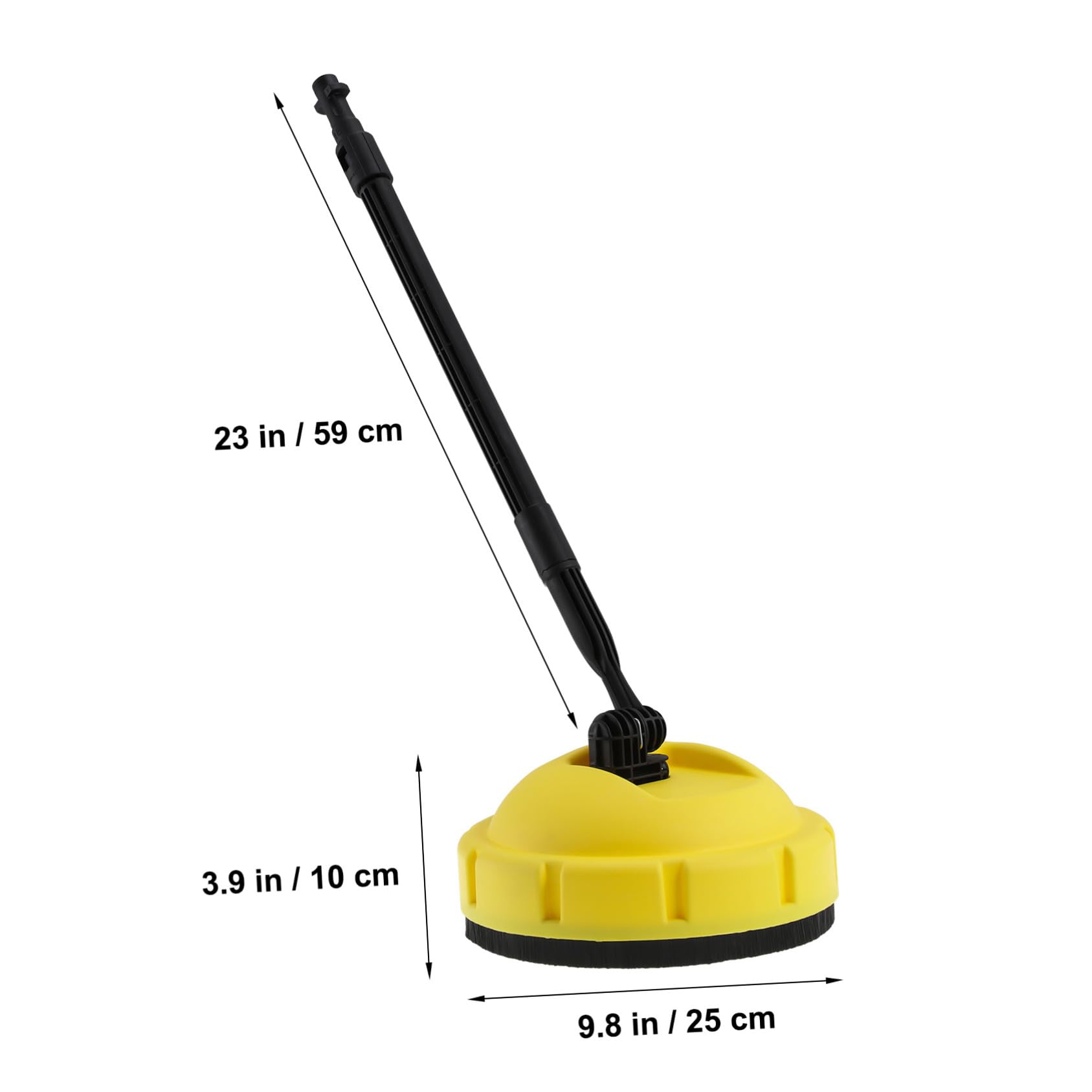 Limpiador Rotativo para Coche con Presión Alta Mango Ergonómico Cepillo para Superficies Planas para Paredes Puertas y Garajes Herramienta Versátil para Limpieza Profunda Hogar y