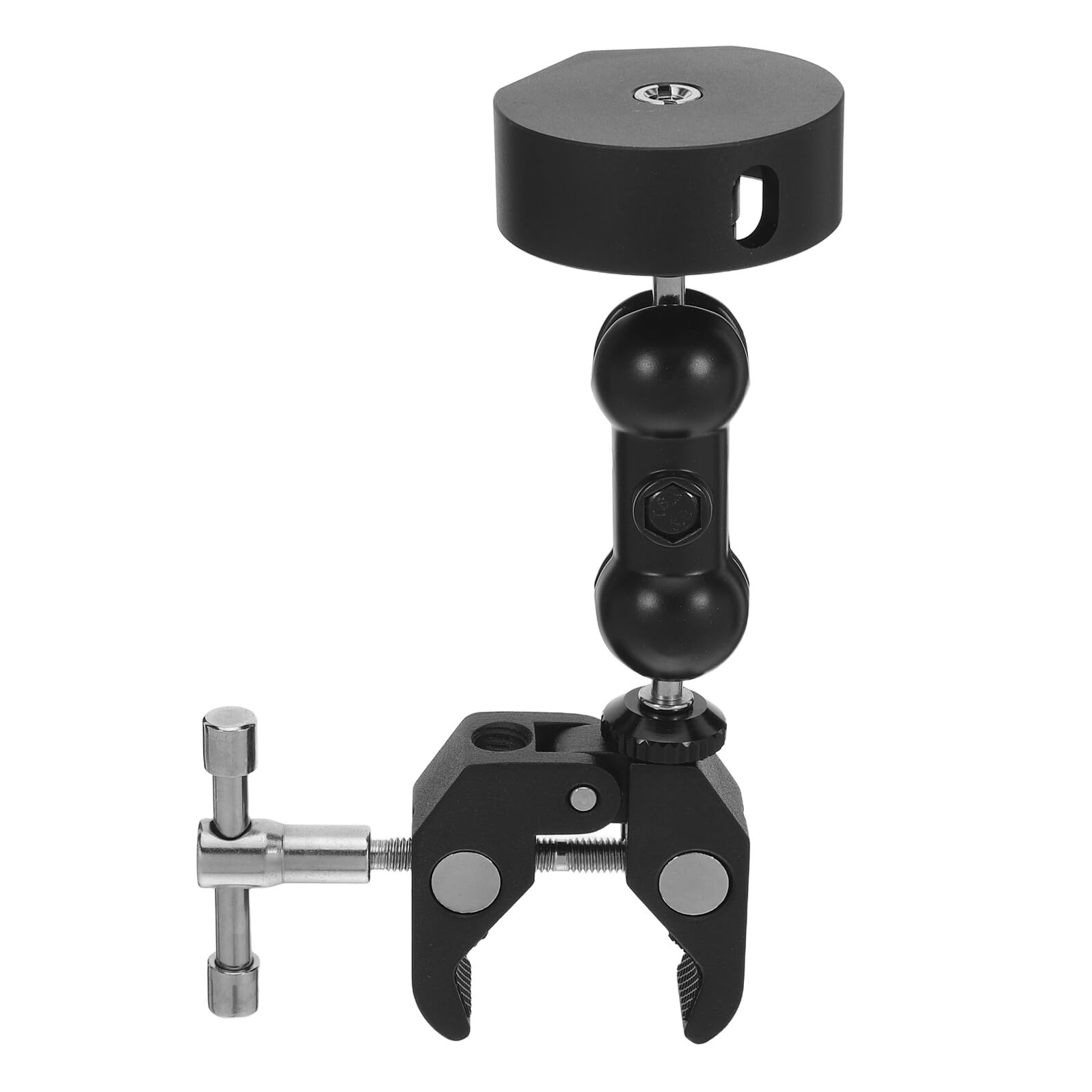 Veemoon Supporto Antenna Auto Regolabile in Lega di Alluminio Morsetto per Camper Montaggio Stabile per Antenna Radio su Veicoli Kit Staffa Adatto a Barche e Camion