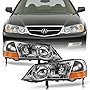 ACANII - For Acura TL Factory HID Xenon Model Headlights Headlamps Head Lights Lamps Replacement Driver + Passenger Side