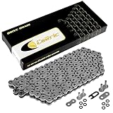 Caltric 525-Pitch 120-Links O-Ring Drive Chain Compatible with ATV | UTV | Quad | Side X Side | Motorcycle | Dirtbike| with Rivet and Clip on Master Links