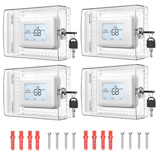 Boîtier de verrouillage de thermostat pour empêcher les modifications de température sur le mur - 2