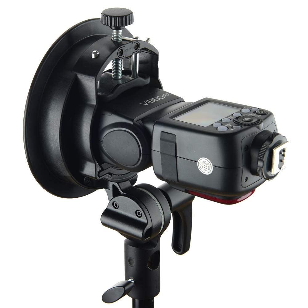 Godox S2 Speedlite S Soporte for V1, AD400PRO, AD200PRO, AD200 Fresnel Head, H200R Round Flash Mount for V860II, TT685, TT350