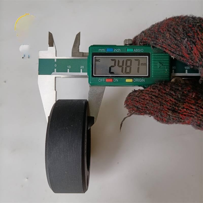 7025-6204 Escalator Step Roller 70x25x6204 Black OD70mm H25mm ID20mm Bearing 6204