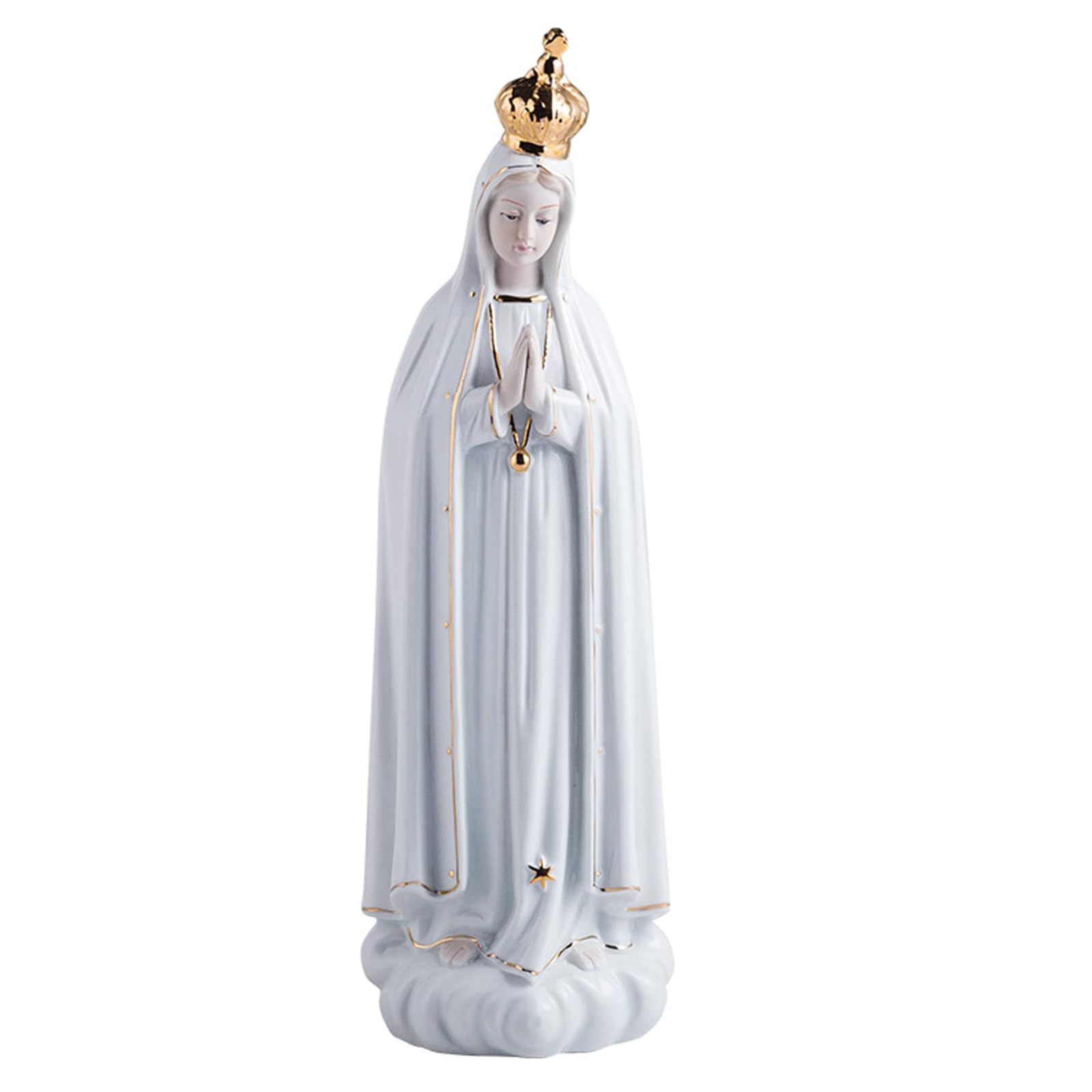 YXCQHZM Our Lady of Fatima Decorative Statue - Catholic Statues - for Home Altar, Church Decor, Religious Gift