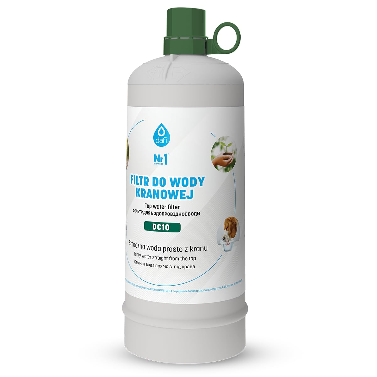 DAFI FLOW COMFORT DC10 + Kran ALTO czarny - Filtr do wody z wkładem węglowym, redukcja chloru, smaczna woda, łatwy montaż, system bez narzędzi, alternatywa dla wody butelkowanej