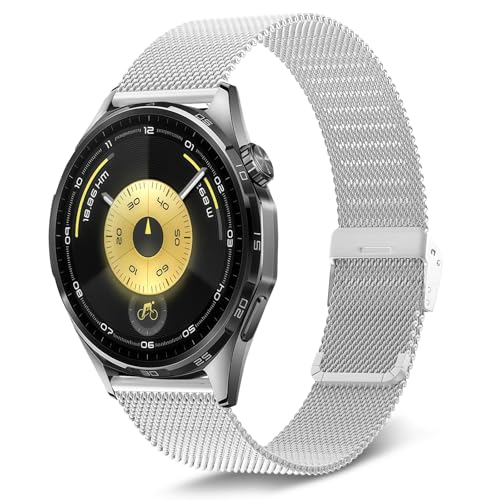 [KeeFos] 22mm �o���h Huawei Watch GT Runner 2/GT6 Pro 46mm/GT6 46mm/GT5 Pro/GT5/GT4/GT3(46 mm) �Ή� �����o���h ���� �ւ��x���g �X�e�����X�� �X�g���b�v �j�����p 