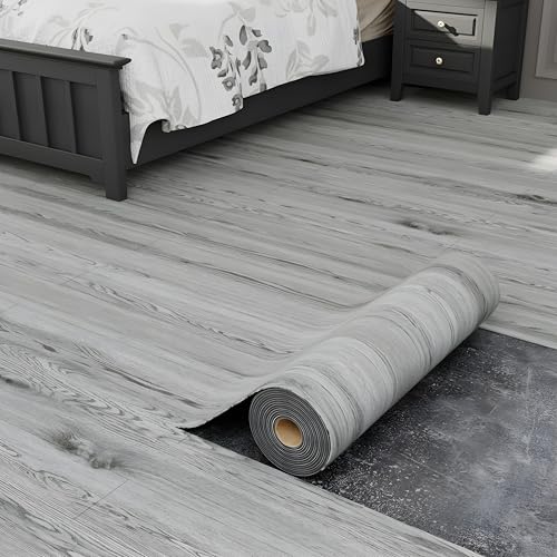 Oxdigi Peel and Stick Vinyl Flooring Roll 23"x 196"/32 Sq.Ft,