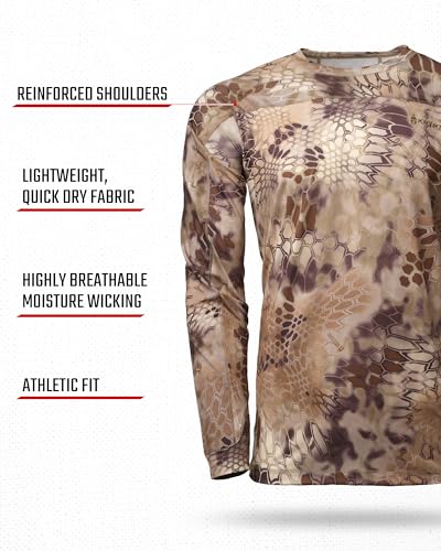 Kryptek Men’s Valhalla Lightweight Long Sleeve Camo Hunting Shirt3