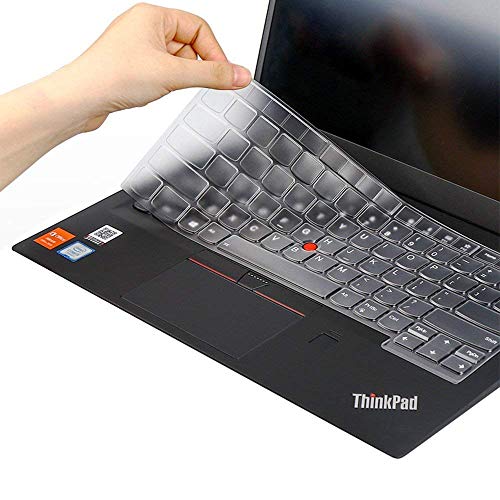 Keyboard Cover for Thinkpad E14/E14 Gen 2, T14 T14s T480 T480S T490 T490s T495 T495s E490 E495, Thinkpad P14s P43s, Thinkpad X1 Carbon 2020 & 2019, Thinkpad X1 Extreme Gen 3/Gen 2 - TPU