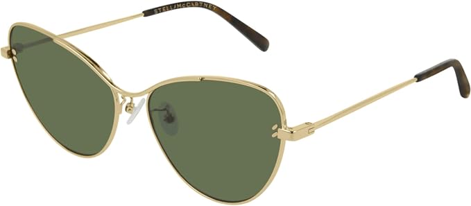 Stella McCartney Occhiali da sole SC0157S // 001-gold-gold-green : Amazon.it:  Abbigliamento