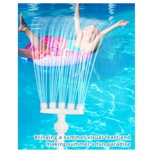 Buse de piscine réglable et cascade décorative pour rafraîchir l'eau