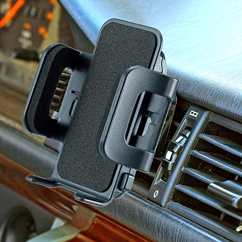 BEYOND CELL Car Mount Holder for Smartphone & Tablet, Universal Windshield Dashboard Car Mount for 4”-10.2”Smartphone, Tablet with Dual Adjustable Positions & 360? Rotation