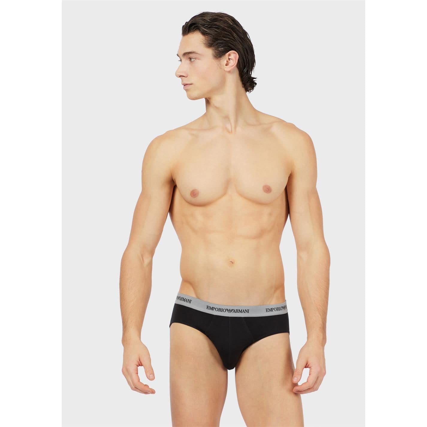 Emporio Armani Uomo 2-Pack Brief Essential Core Logoband Slip