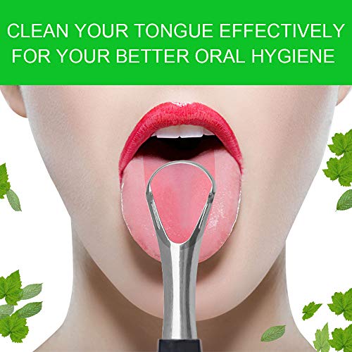 Stainless-Steel-Tongue-Scraper-Cleaner-Fresh-Breath-Tongue-Scrapers-Medical-Grade-Metal-Tongue-Scraping-Cleaner-with-Carrying-Case-for-Oral-Care-Better-Dental-Hygiene-Pack-of-2