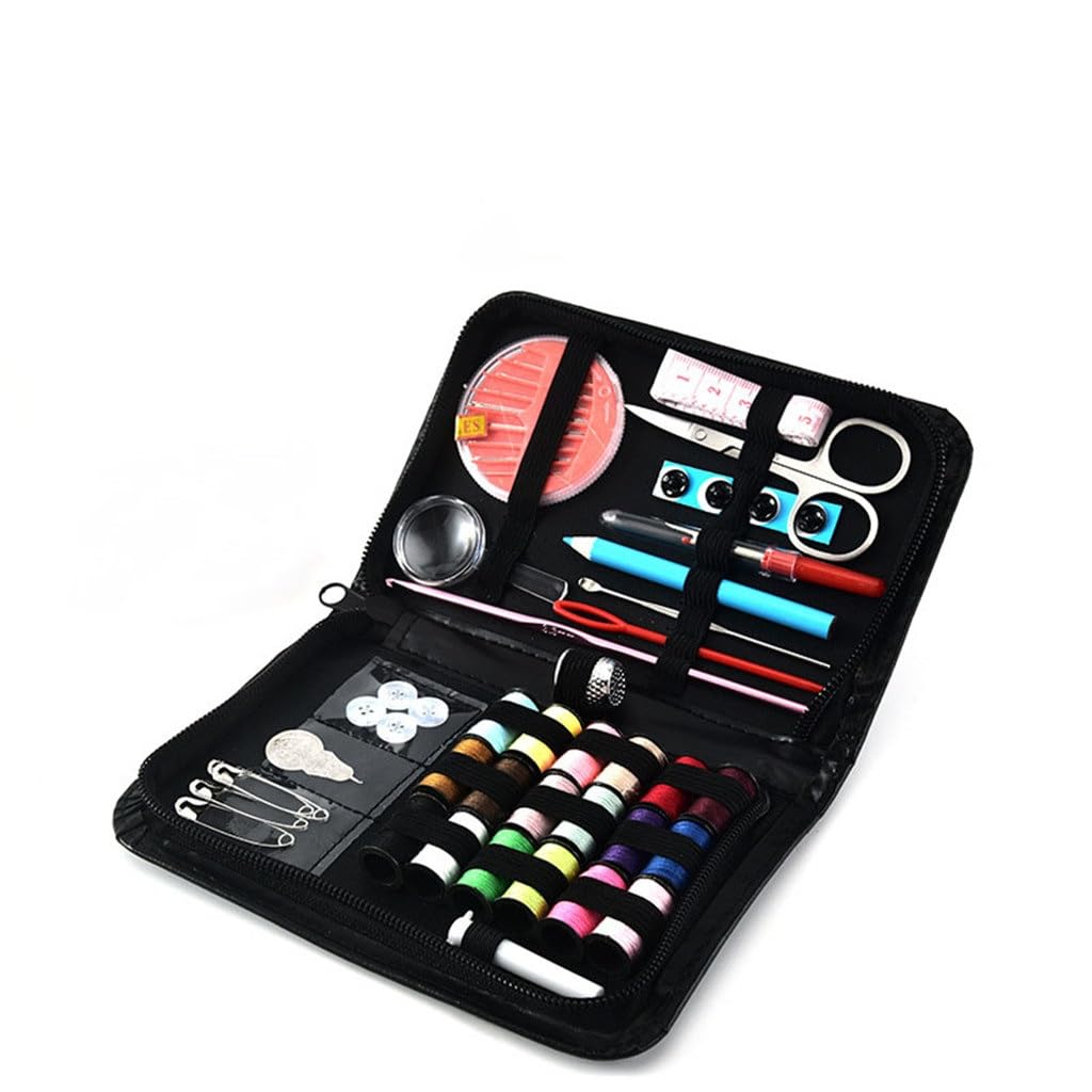 Bolsa de Costura de Cuero sintético, Juego de Viaje, 18 Colores, para el hogar
