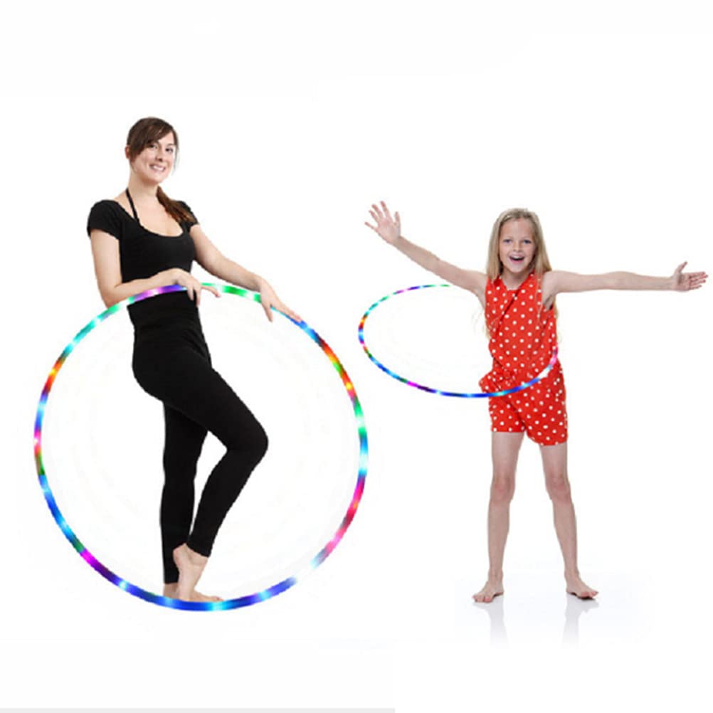 35 I LED Hoop RGB AUTO -KLEUR VERANDERENDE Dansoefening Lichte Hoop