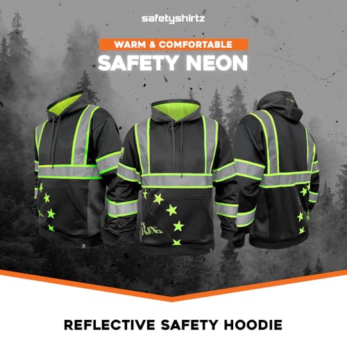 Image of SafetyShirtz SS360 ANSI Class 3 Type R Graphic Hoodie