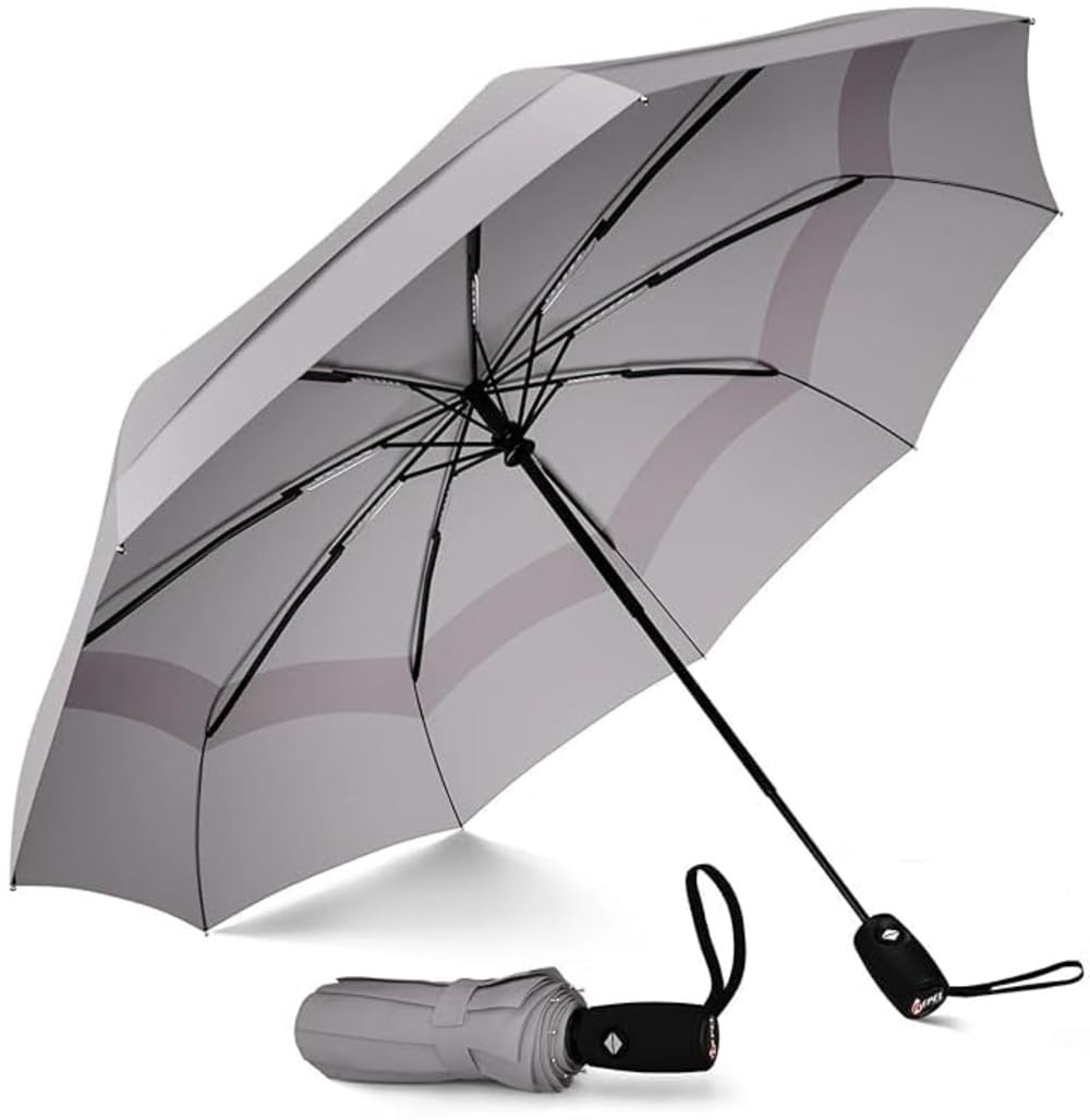 Umbrella, UV Big Size Umbrella for Sun Protection Rain Windproof Strong Large 3 Fold For Men Women Kids Boys Girls Perfect & Stylish Windproof & Compact''-image-43