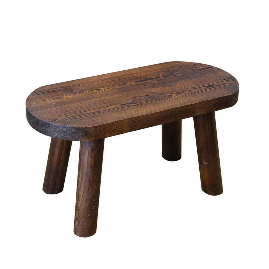 Wooden Bench Solid Wood Small Living Room Shoe Bench Anti Corrosion Stool Household Size 30cm 24cm 16cm Amazon Co Uk Kitchen Home