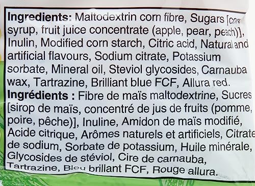 Gomitas Press'd Fruit con sabores a manzana verde, pera y durazno 100 g miniatura 3