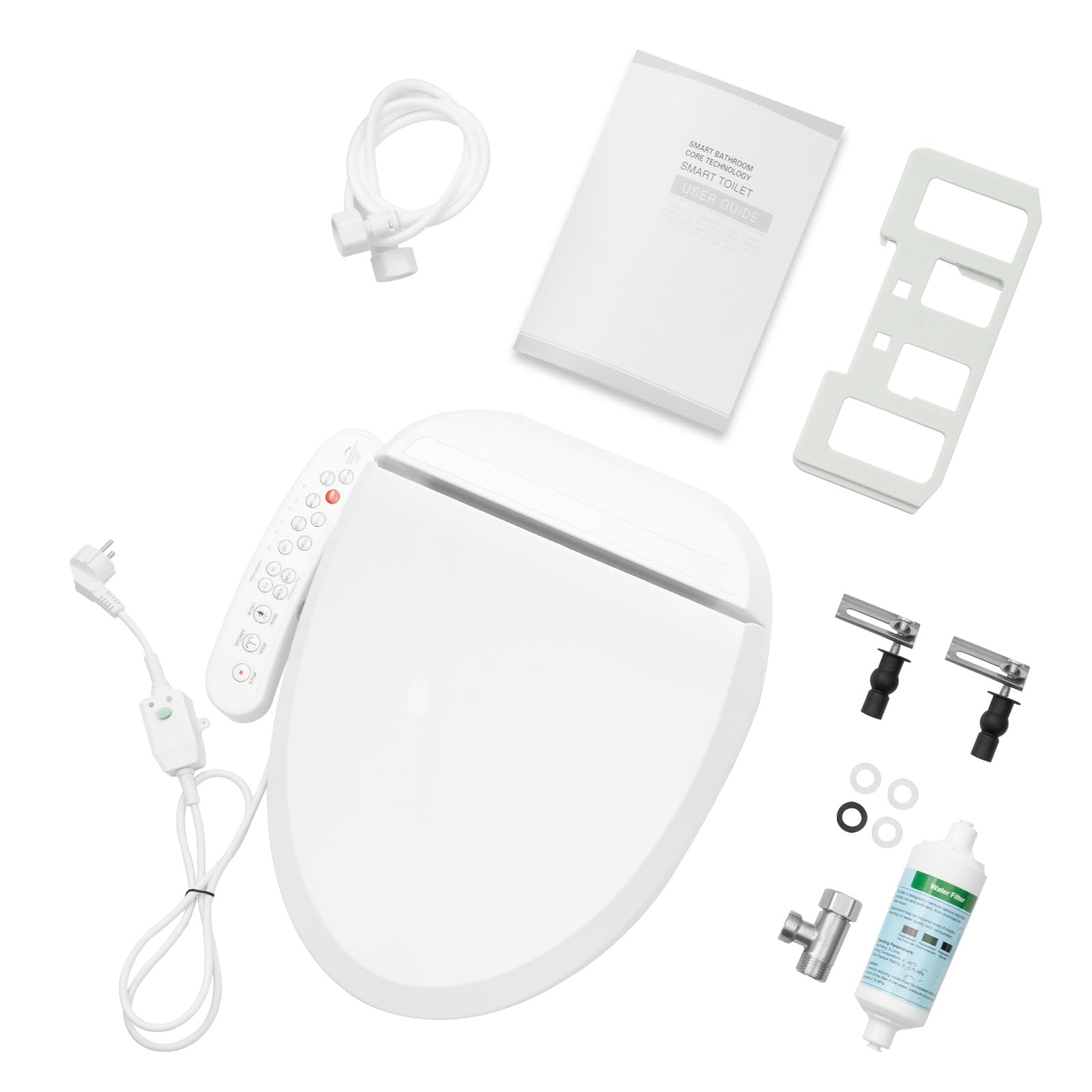 Ultra Slank Koud Water Toilet Bidet Bevestigen Niet-Elektrische Mondstuk Zelfrei