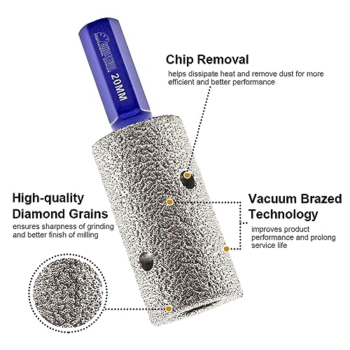 Broca de fresado con punta de diamante SHDIATOOL miniatura 5