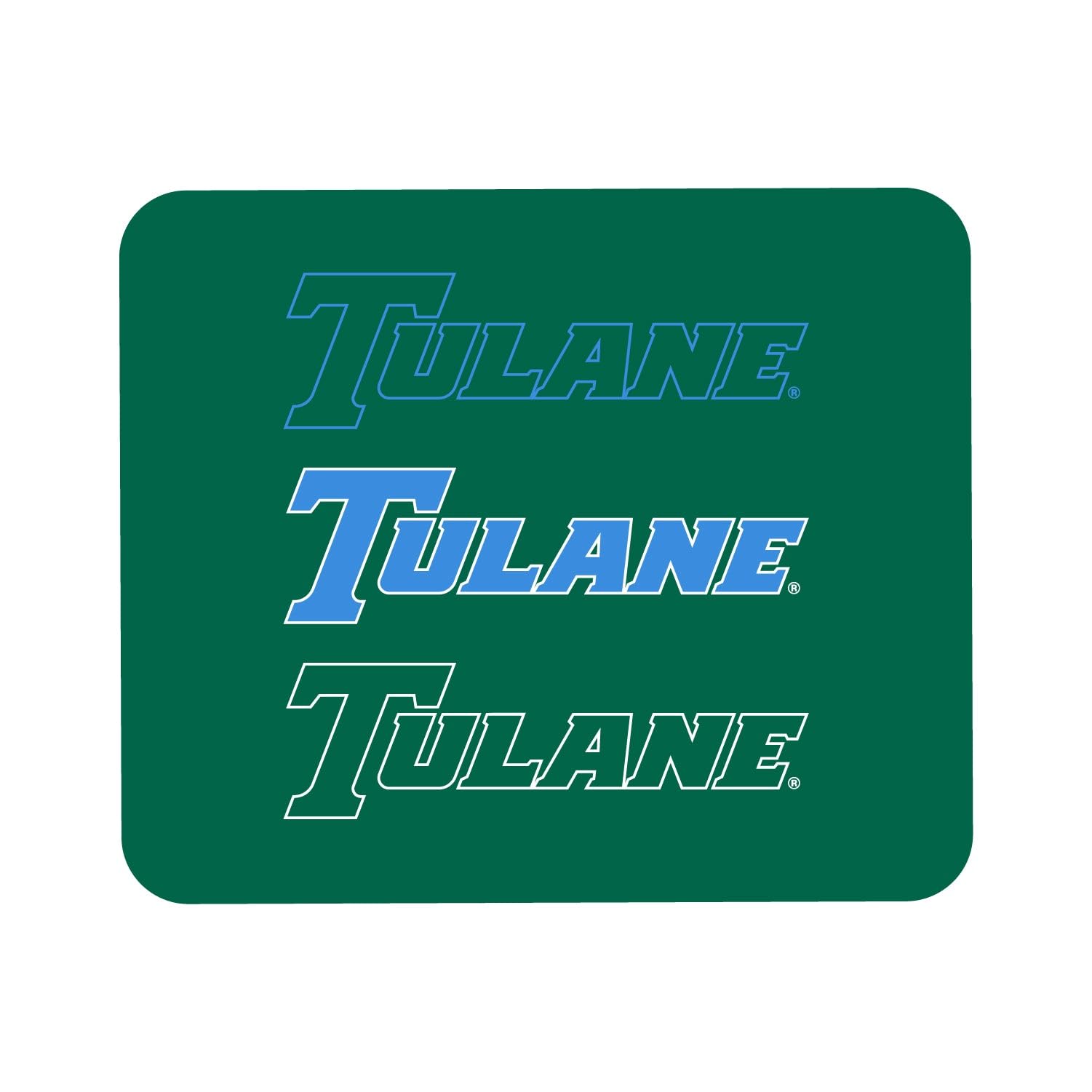 Mouse Pad, Fabric, Tulane University Standard/Triple Wordmark