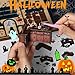 Book Nook Kit,DIY Wooden Mini Gothic Castle with Spooky Decor (Witch/Bat/Vampires and Evil Pumpkins) Halloween Booknook Kits with LED,3D Wooden Jigsaw Bookshelf Diorama,Halloween Decor Gift