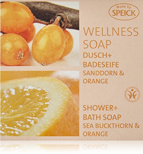 Speick Jabón Bienestar ducha y jabón de baño espino amarillo naranja - 200 g Cover