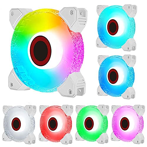 Ventilateur de refroidissement informatique 12cm 7 lames anti-vibration