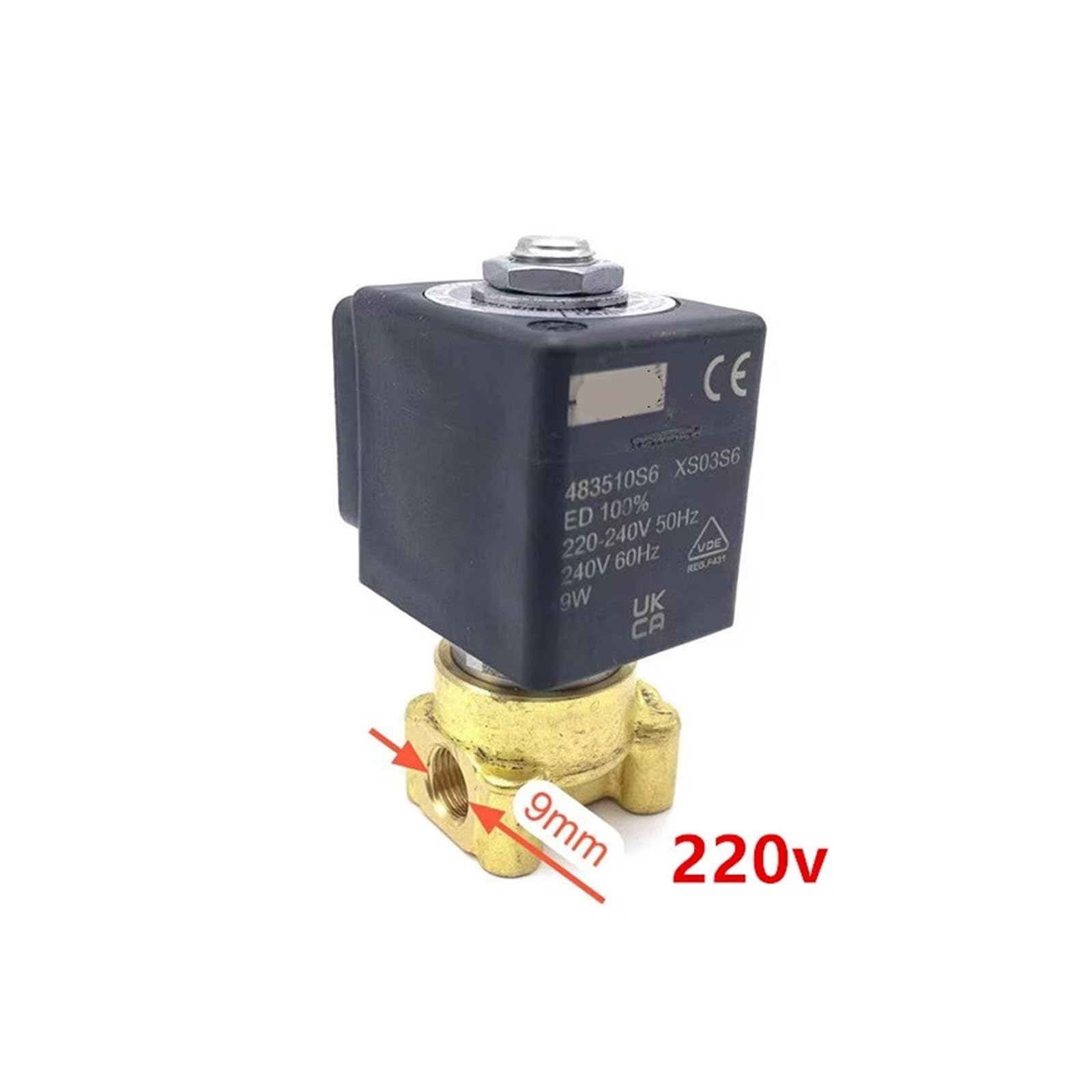 For la máquina de café FAEMA E98, válvula solenoide de entrada de agua 1/8 220v/24v(24v)