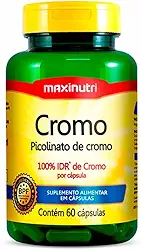 Cromo (Picolinato de Cromo) 100% IDR - 60 Cáps., Maxinutri