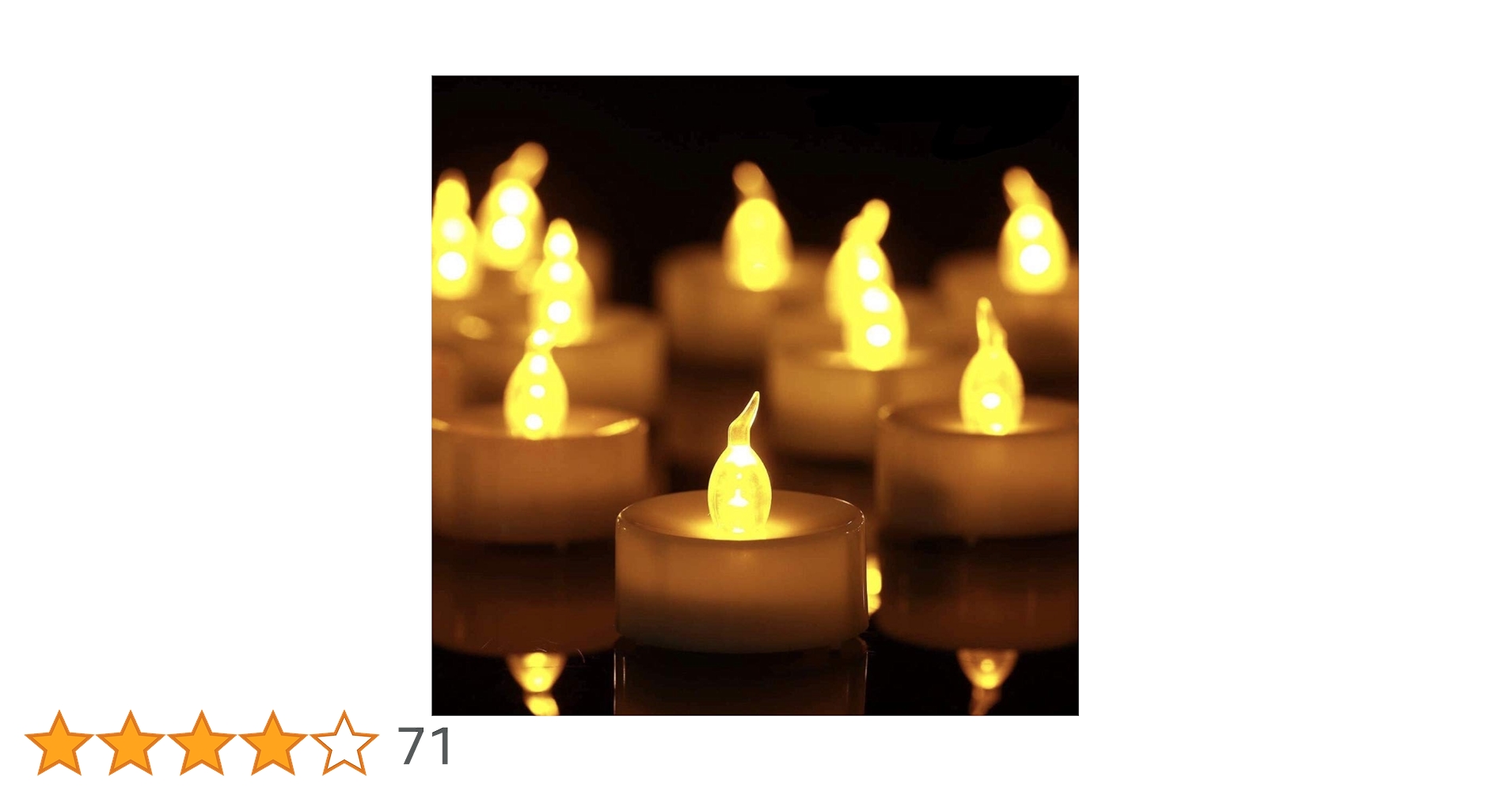 100個ゆらぎ無し【400時間 LEDキャンドル】 ① 複数購入ならこちら【400時間 LEDキャンドル】 | value creation