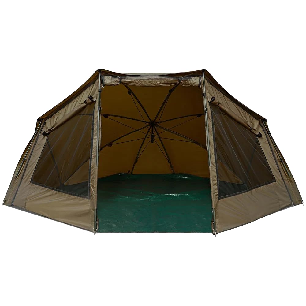 NGT XPR Brolly Shelter System Carp Fishing Shelter Bivvy 60"" With Storm Poles