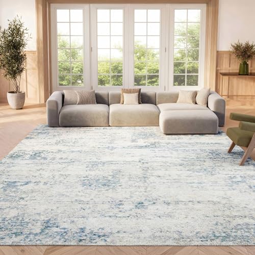 SAFAVIEH Amelia Collection Tapete 8'x10' Ivory Azul miniatura 1